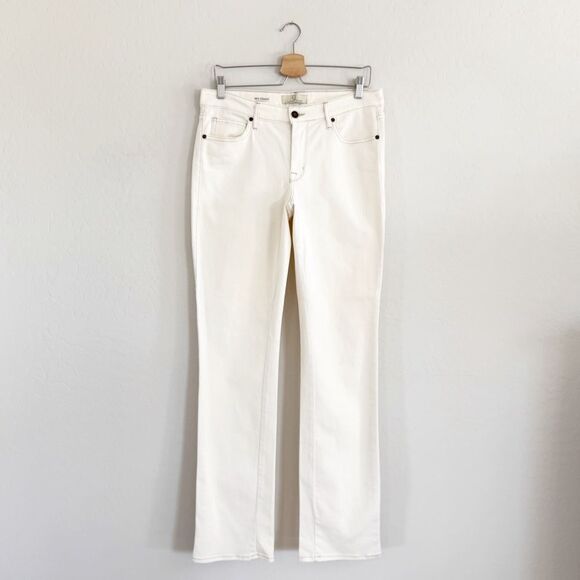 CJ by Cookie Johnson White Faith Straight Leg Jeans Size 30 - Picture 1 of 11